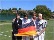 German players at Frinton Junior Open
