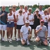 Members at Littleton celebrating Tennis Clubmark