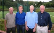 L-R Roy Halfpenny, Alan Purnell, Nik Koehli , Phil Siviter