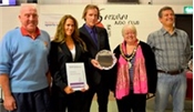Pictured L-R: Brian Holyman, Lisa Wright, Tony Wright, Cllr. Fran Oborski, Tim Hollis
