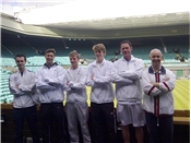 The Kent men’s team take on the might of the All England Club