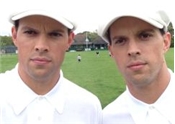 Bob and Mike Bryan teamed up with Esurance, at Beckenham Tennis Club on 20-22 May