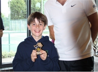 Euan delighted with his runner up trophy