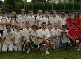All the year 7 and 8 players who took part in the final competition