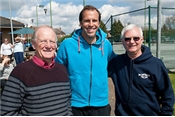 Greg Rusedski makes launch visit to Boston TC for  Aegon Team Tennis