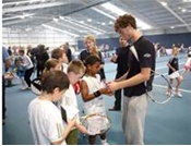 Jamie Murray and Juniors at Easton