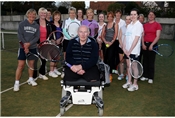 Pensioner who lost his legs dedicating charity tennis tournament to QMC helipad appeal