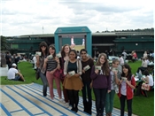 Lordswood Girls School Pupils & Birmingham Metropolitan College Student Enjoy Wimbledon 2012