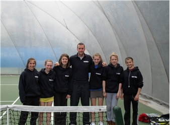 The Yorkshire Girl's Team, with Coach Jason Torpey. 
