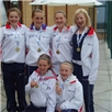 Girls team with medals